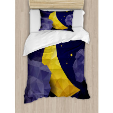 Triangle Night Sky Duvet Cover Set