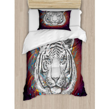 Tiger from Outer Space Duvet Cover Set