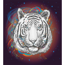 Tiger from Outer Space Duvet Cover Set