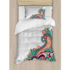 Floral Tribal Paisley Duvet Cover Set