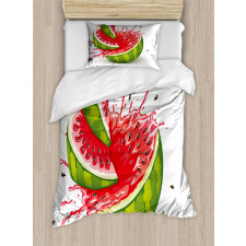 Watermelon Cuts Juice Duvet Cover Set