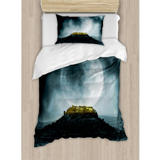 Full Moon and Castle Duvet Cover Set