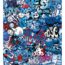 Graffiti Street Art Duvet Cover Set