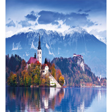 Bled Slovenia Lake Duvet Cover Set