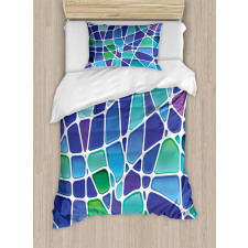 Mosaic Trippy Vivid Duvet Cover Set