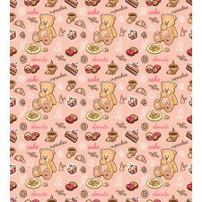 Cupcakes Cookies Donuts Duvet Cover Set