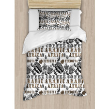 Coffee Beans Duvet Cover Set