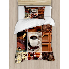 Coffee Chocolate Cocoa Duvet Cover Set