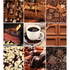 Coffee Chocolate Cocoa Duvet Cover Set