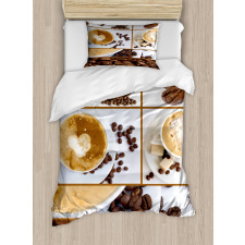 Coffee Mugs Hot Foamy Duvet Cover Set