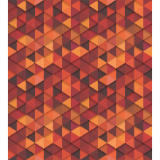 Retro Pattern Triangle Duvet Cover Set