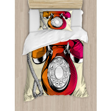 Classic Retro Telephone Duvet Cover Set