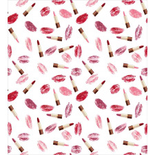 Lipstick Kiss Makeup Duvet Cover Set