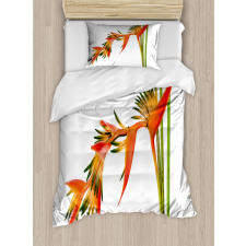 Exotic Flower Branch Duvet Cover Set