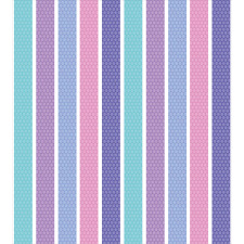 Polka Dot with Stripes Duvet Cover Set