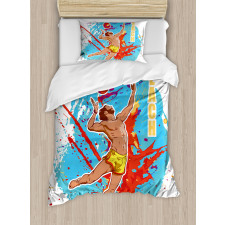 Ball in Beach Duvet Cover Set