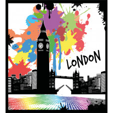 Colorful London City View Duvet Cover Set