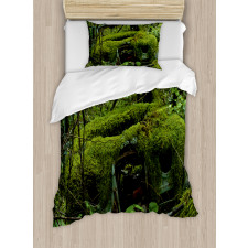 Old Classic Car Forest Duvet Cover Set