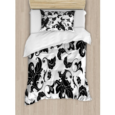 Abstract Leaf Ivy Swirl Duvet Cover Set