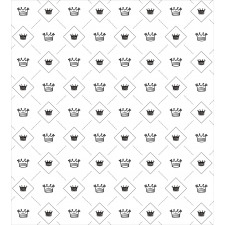 Crowns Dots Duvet Cover Set