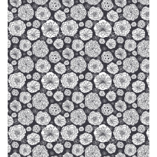 Sketchy Floral Dandelion Duvet Cover Set