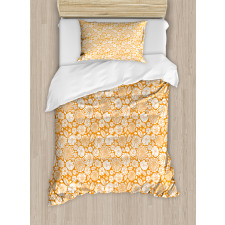 Summer Garden Floral Duvet Cover Set