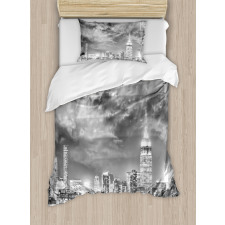 NYC Dramatic Skyline Duvet Cover Set