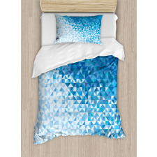 Digital Ombre Mosaic Duvet Cover Set