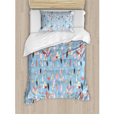 Autumn Leaves Garden Duvet Cover Set