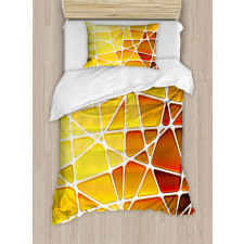 Geometrical Ombre Shapes Duvet Cover Set