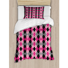 Diamonds and Lozenges Duvet Cover Set