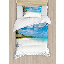 Tropical Island Seashore Duvet Cover Set