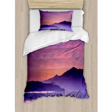 Lake in Nantou Taiwan Duvet Cover Set