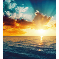 Majestic Sunset over Sea Duvet Cover Set