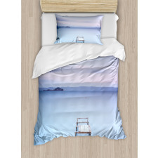 Bolsena Lake in Italy Duvet Cover Set