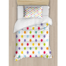 Cheerful Design Polka Dot Duvet Cover Set