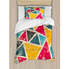 Funk Art Grungy Abstract Duvet Cover Set