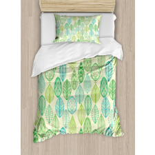 Leaves Forest Pattern Duvet Cover Set