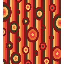 Circles Dots Stripes Art Duvet Cover Set