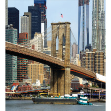 Skyline of Brooklyn NYC Duvet Cover Set