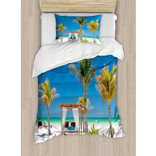 Ocean Coastline Holiday Duvet Cover Set