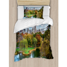 Central Park Autumn Duvet Cover Set