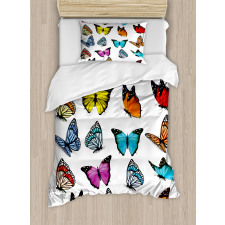 Butterflies Composition Duvet Cover Set