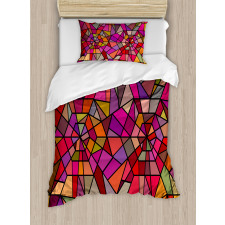 Vitray Mosaic Triangle Duvet Cover Set