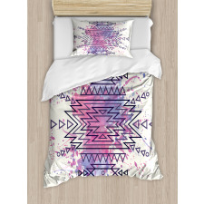 Motif Brushstroke Duvet Cover Set