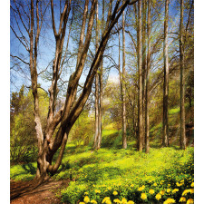 Spring Forest Flowers Duvet Cover Set
