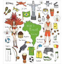 Brazilian Nation Duvet Cover Set