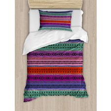 Geometric Colorful Duvet Cover Set