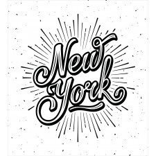 New York Typography Duvet Cover Set