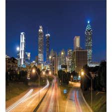 Atlanta Skyline Twilight Duvet Cover Set
